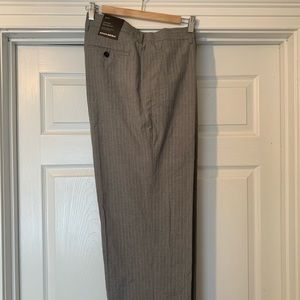 Banana Republic gray pinstripe cotton dress pants